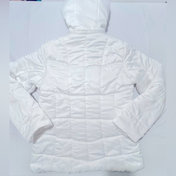 Style & Co Women's Hooded Puffer Jacket Removable Hood Zipper Pockets Size L - Picture 13 of 13